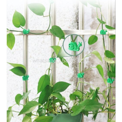 Green Radish Holder Seamless Cord Manager Snail Vine Plant Seamless Wall Climbing Artifact Fixed Clipped Button Clip