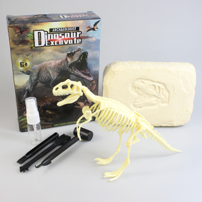 Dinosaur Assembled Fossil Skeleton Archaeology Mining Toys Children's Handmade DIY Toys Boys and Girls Knock Digging Treasure