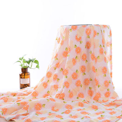 Gauze Bath Towel Newborn Towel Blanket Summer Thin Children Baby Blanket Two-Layer Cotton Kindergarten Summer Blanket