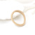 Korean Gold Hair Band Towel Ring Gold Thread Rough Rubber Band Leather Case Simple All-Match Horse Tail Wide Hairtie Hair Rope
