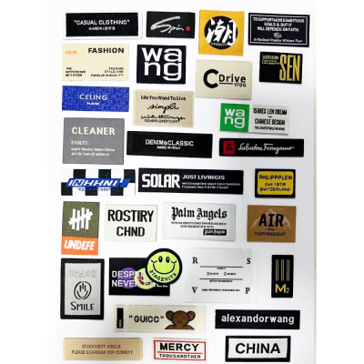 Woven Label Collar Lable Decorative Labeling