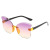 New Frameless Irregular Kids Sunglasses Kids Fashion Trendy Men and Women Sunglasses Ocean Lens UV Protection Glasses