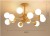 Japanese-Style Lamp in the Living Room Molecular Lamp Led Chandelier Nordic Simple Log Magic Bean Lamp Personalized Bedroom Restaurant Whole House Package