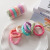 7 PCs Color Gradient Bottle Towel Ring Hair Ring Hair Rope Rubber Band Ins Good-looking Hair Band Hair Accessories Wholesale
