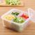 Large Four-Grid Chopped Green Onion Crisper with Lid Kitchen Onion Ginger Garlic Storage Fruit Storage Box Refrigerator Storage Box