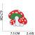 Spot Amazon Cartoon Mushroom Embroidered Cloth Stickers Mushroom Embroidery Mark Clothes Patch AliExpress Embroidered Zhang Zai