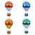 Exclusive for Cross-Border Hot Sale 4D Aluminum Balloon Wedding Birthday Party Decoration Floating Balloon Decoration Kite Hot Air Balloon