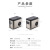 Home Ice Machine 1.8L Milk Tea Shop Bar Commercial Stainless Steel Ice Machine Small Ice Cube Ice Maker