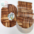 Wood Grain Printing Western Placemat Double-Layer Composite Table Mat Dining Insulation Mat Household Table Cloth Hotel Anti-Skid Coaster