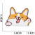 Spot Corgi Computer Embroidered Cloth Stickers Amazon Hot Cartoon Embroidery Zhang Zai Pet Patch Puppy Subsidy