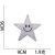Products in Stock New Glitter Smiling Face Embroidery Cloth Sticker Cartoon Diamond Hat Patch Five-Pointed Star Smiley Face Decorative Cloth Stickers Cloth Sticker