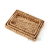 Woven Storage Box Pastoral Straw Snack Fruit Storage Box Coffee Table Remote Storage Basket Pu Straw Table Mat