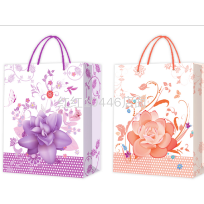Mother's Day Valentine's Day Gift Bag Shopping Bag Flowers and Plants Paper BagBAG