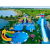 Factory Direct Sales Inflatable Castle Large Amusement Inflatable Toy Inflatable Float Entrance Bracket Pool Faucet Slide
