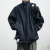 American Retro Loose Lapel Functional Workwear Jacket Men's Casual Waterproof Double Zipper Outdoor Outdoor Jacket Coat