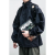 American Retro Loose Lapel Functional Workwear Jacket Men's Casual Waterproof Double Zipper Outdoor Outdoor Jacket Coat