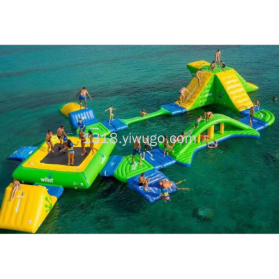 Factory Direct Sales Inflatable Castle Large-Scale Amusement Park Equipment Inflatable Toy Inflatable Float Entrance Bracket Pool Air Cushion