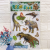 8d Dinosaur Decorative Wall Sticker Stereo Layer Stickers Paper Wall Decoration Handmade Layer Stickers