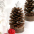 Cross-Border New Christmas Decorations Nordic Style Pine Cone Mini Christmas Tree Home Table Decorative Ornaments