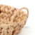 Water Hyacinth Storage Tray Oval Square Bread Basket Hand-Woven Flower Basket Fruit Basket Snack Creative Storage Basket