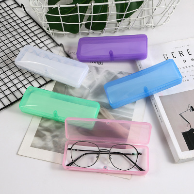 Wholesale Customized Plastic Box Optical Vintage Myopia Plate Glasses Box Student Men and Women Can Do Store Name