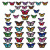 Spot Mixed Flowers Embroidered Cloth Stickers Cartoon Butterfly Computer Embroidery Mark Ironing Little Red Flower Patch Amazon