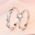 Cross-Border Couple Ring a Pair of Crown Zircon Couple Rings Opening Wedding Simulation Diamond Ring Men and Women Simple Fashion Temperament