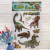 8d Dinosaur Decorative Wall Sticker Stereo Layer Stickers Paper Wall Decoration Handmade Layer Stickers