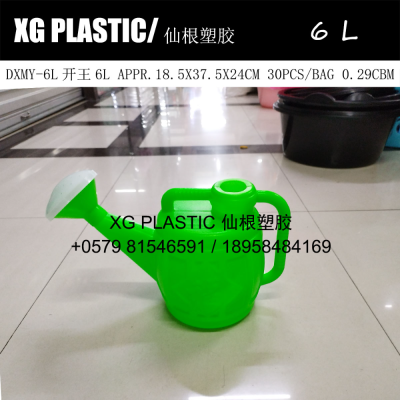 6 l plastic watering pot agricultural garden supply water can green color home vegetable watering bucket hot sales new