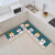 Crystal Velvet Cartoon Floor Mat Kitchen Two-Piece Set Absorbent Oil-Absorbing Non-Slip Mat Household Long Rug Mat Door Mat