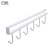 Kitchen Iron Hook Seamless Nail-Free Cabinet Wall Cupboard Partition Storage Rack Bedroom Wardrobe Storage Hook