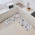 Crystal Velvet Cartoon Floor Mat Kitchen Two-Piece Set Absorbent Oil-Absorbing Non-Slip Mat Household Long Rug Mat Door Mat