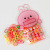 Cute Button Rabbit Bag Small Rubber Band Strong Pull Continuous Hair Band Korean Style Baby Hair Tie Disposable Rubber Band Wholesale