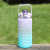 Sports Cup Frosted Gradient Kettle Drinking Water Large-Capacity Space Bottle 2000ml Outdoor Portable Pop Cup with Cover