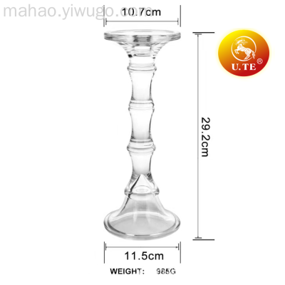Glass Furnishing Article Candle Holder