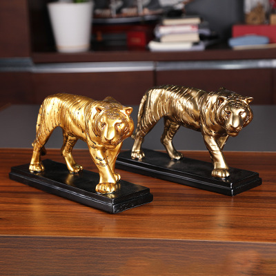 New Europe and America Creative Golden Leopard Living Room Wine Cabinet Hallway Home Resin Artware Decorations Decoration in Stock