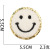 Spot Amazon Hot Smiling Face Embroidery Cloth Sticker Chenille Rainbow Patch Lightning Love Computer Embroidered Zhang Zai