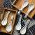 Japanese Style Bowl Dish Household Ceramic Short Spoon 2022 New Internet Celebrity Tableware Spoon