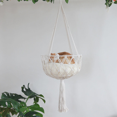 INS Simple Nordic Style Hand-Woven Cat Nest Amazon Cross-Border Pet Hammock Cat Basket Glider