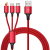 Factory Direct Sales One-to-Three Mobile Phone Data Cable 1-to-3 Fast Charging Cable 3-in-1 Mobile Phone Charging Cable