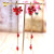 Creative Super Fairy Acrylic Petal Ornament Japanese and Korean Women's Exaggerated and Personalized Tassel Earrings Handmade Hot Cut Flower Ear Clip