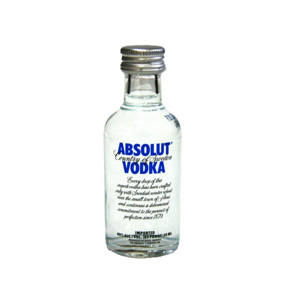 包邮！瑞典绝对原味伏特加50ml玻璃瓶CH LACOUR JACQUET进口烈酒