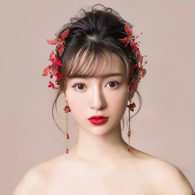 Creative Super Fairy Acrylic Petal Ornament Japanese and Korean Women's Exaggerated and Personalized Tassel Earrings Handmade Hot Cut Flower Ear Clip