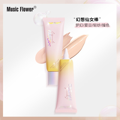 Music Flower Light Transparent Beauty Liquid Foundation Delicate Concealer Natural Makeup Longwear Foundation Liquid Foundation M6069