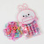 Cute Button Rabbit Bag Small Rubber Band Strong Pull Continuous Hair Band Korean Style Baby Hair Tie Disposable Rubber Band Wholesale