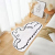 White Shaped Cashmere Cartoon Floor Mat Bedroom Bedside Long Rug Sofa Living Room Balcony Kitchen Mat