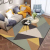 Crystal Velvet Bedroom Living Room Carpet Modern Minimalist Floor Mat Household Coffee Table Balcony Cushions