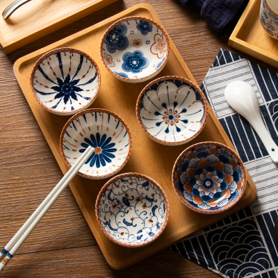Japanese Style Bowl Dish Household Ceramics 2022 New Internet Celebrity Tableware Sauce Dish