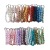INS Nordic Style Handmade Woven Keychain Pendant Color Cotton String Spiral Retro Bags Pendant Key Ring Buckle