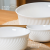 Opal Glass White Jade Porcelain Tempered Glass Bowl Noodle Bowl Soup Bowl Tableware